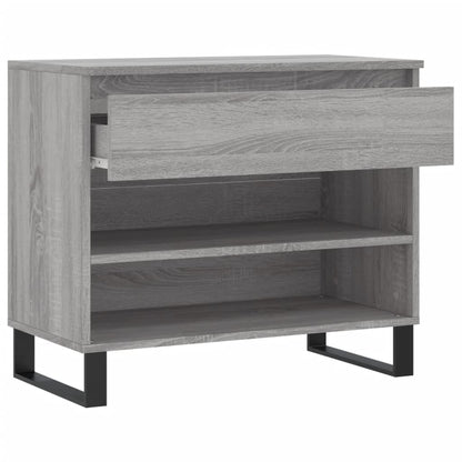 Shoe Cabinet Grey Sonoma 70x36x60 cm Engineered Wood