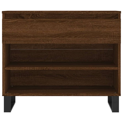 Shoe Cabinet Brown Oak 70x36x60 cm Engineered Wood