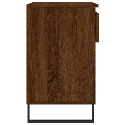 Shoe Cabinet Brown Oak 70x36x60 cm Engineered Wood