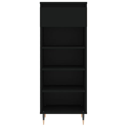 Shoe Cabinet Black 40x36x105 cm Engineered Wood