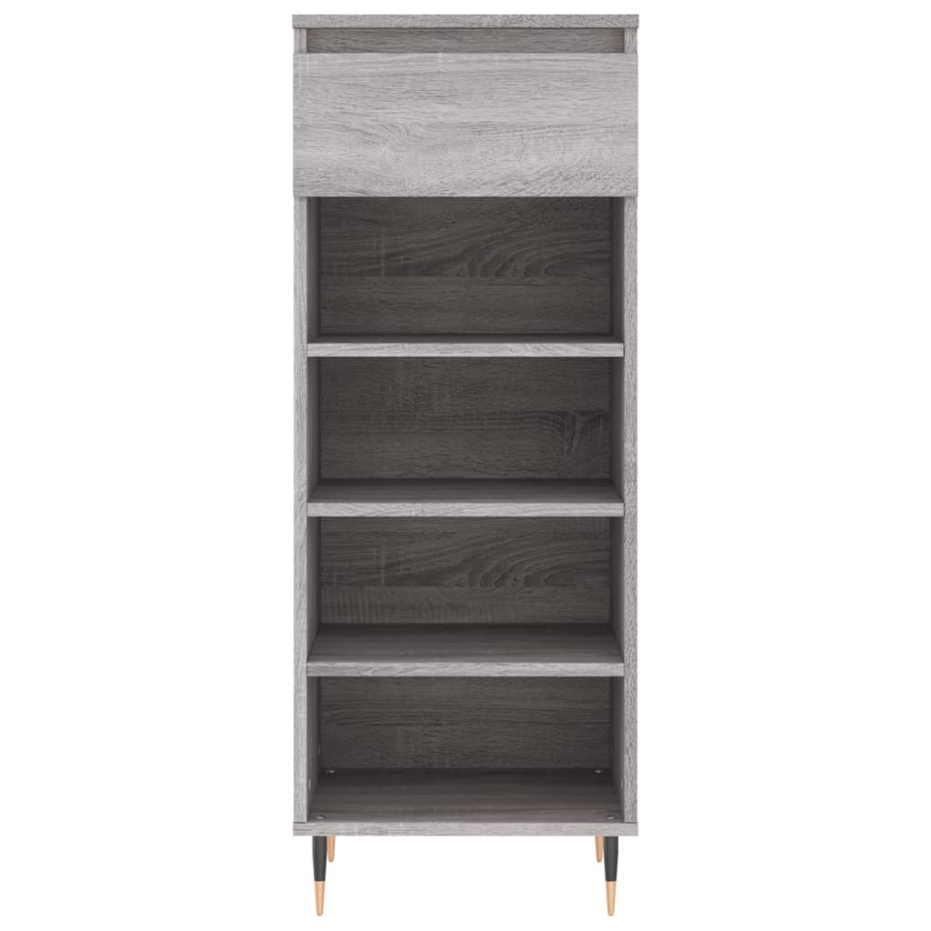 Shoe Cabinet Grey Sonoma 40x36x105 cm Engineered Wood