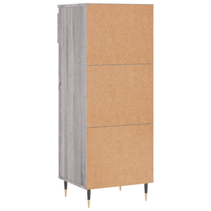 Shoe Cabinet Grey Sonoma 40x36x105 cm Engineered Wood