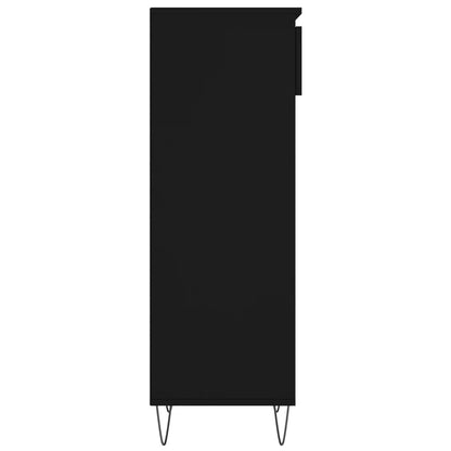 Shoe Cabinet Black 40x36x105 cm Engineered Wood