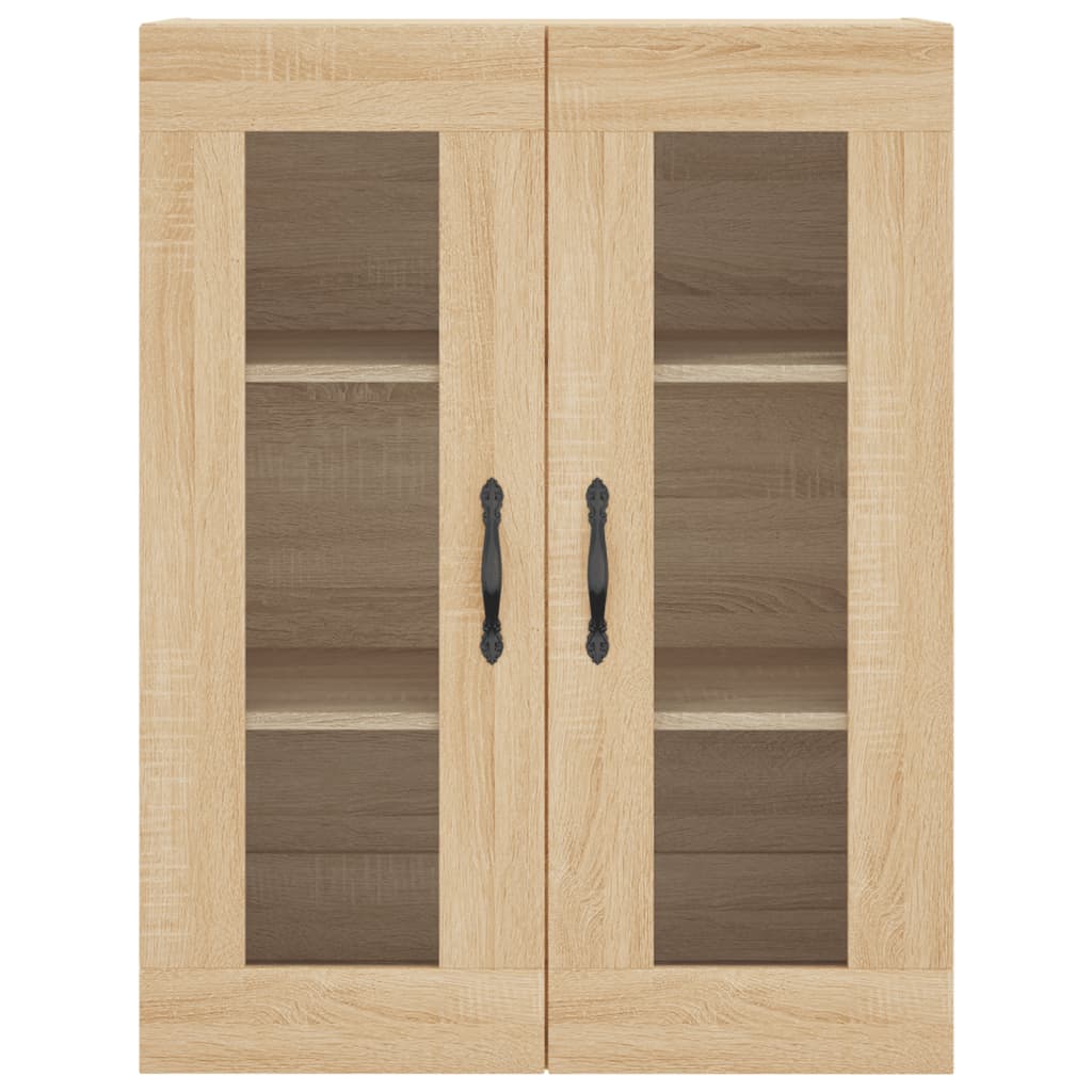 Wall Mounted Cabinet Sonoma Oak 69.5x34x90 cm Engineered Wood
