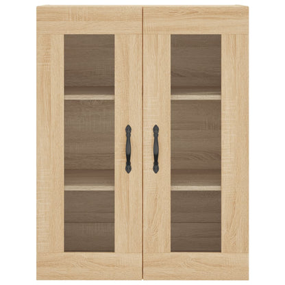 Wall Mounted Cabinet Sonoma Oak 69.5x34x90 cm Engineered Wood