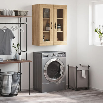 Wall Mounted Cabinet Sonoma Oak 69.5x34x90 cm Engineered Wood