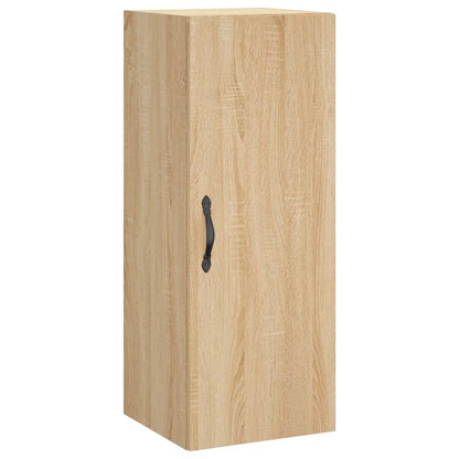 Wall Mounted Cabinet Sonoma Oak 34.5x34x90 cm Engineered Wood