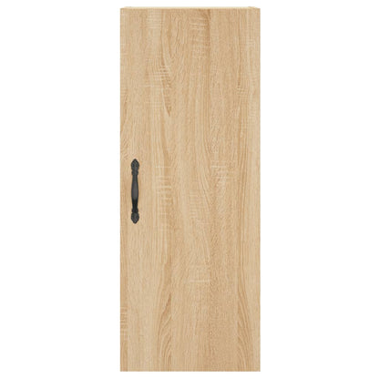 Wall Mounted Cabinet Sonoma Oak 34.5x34x90 cm Engineered Wood