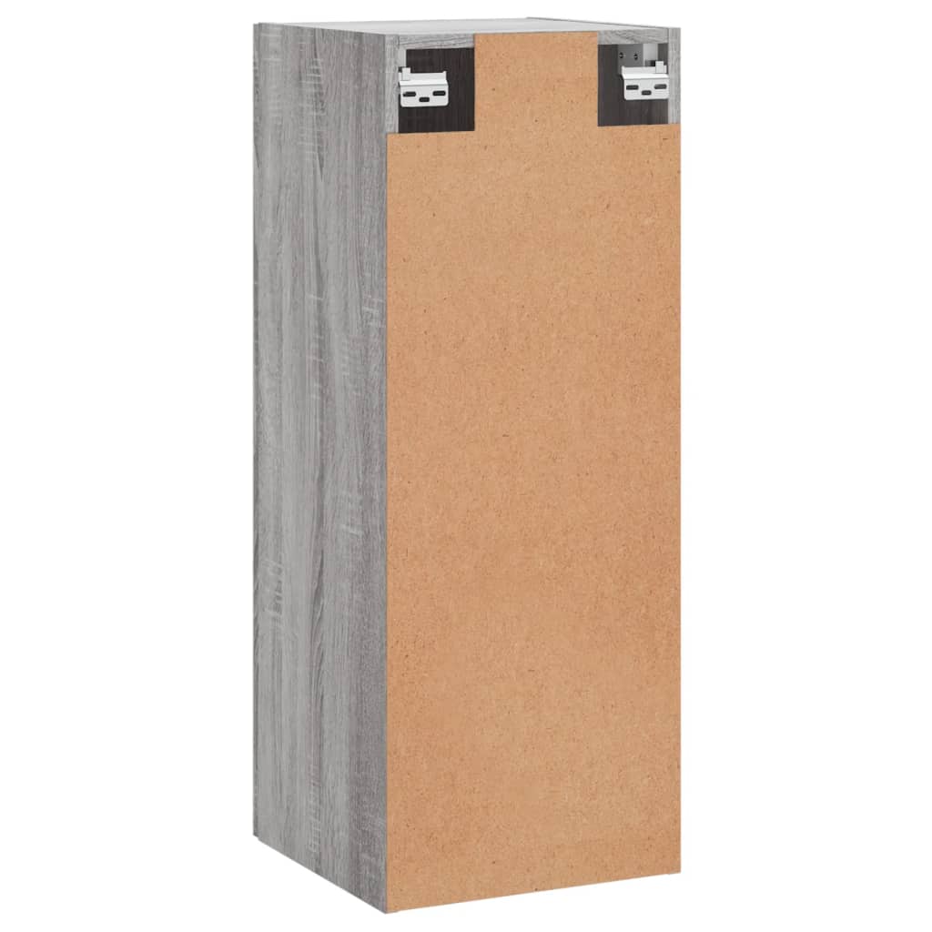 Wall Mounted Cabinet Grey Sonoma 34.5x34x90 cm Engineered Wood