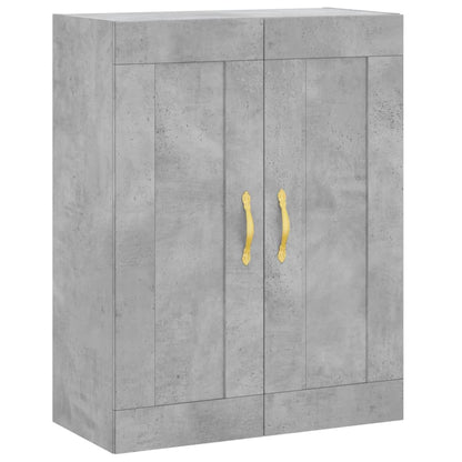 Wall Mounted Cabinet Concrete Grey 69.5x34x90 cm Engineered Wood