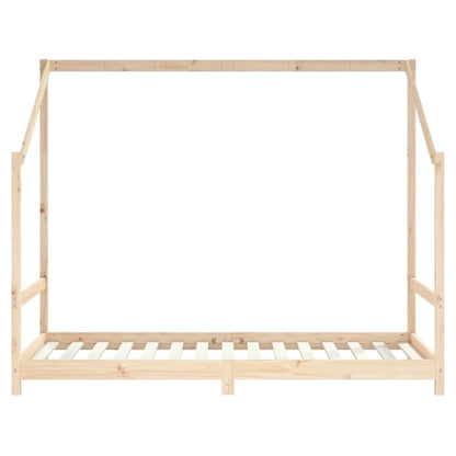 Kids Bed Frame 90x190 cm Solid Wood Pine