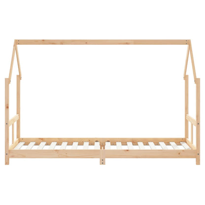 Kids Bed Frame 80x200 cm Solid Wood Pine