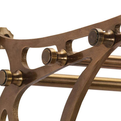 Luggage Rack with Coat Hangers Wall Mounted Aluminium