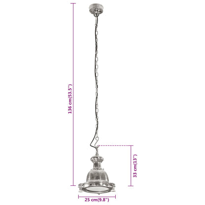 Pendant Lighting 25x25x136 cm Aluminium