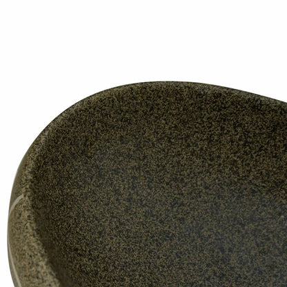 Countertop Basin Multicolour Oval 59x40x15 cm Ceramic