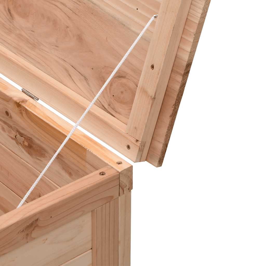 Garden Storage Box 50x49x56.5 cm Solid Wood Fir