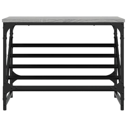 Shoe Rack Grey Sonoma 60x30x45 cm Engineered Wood