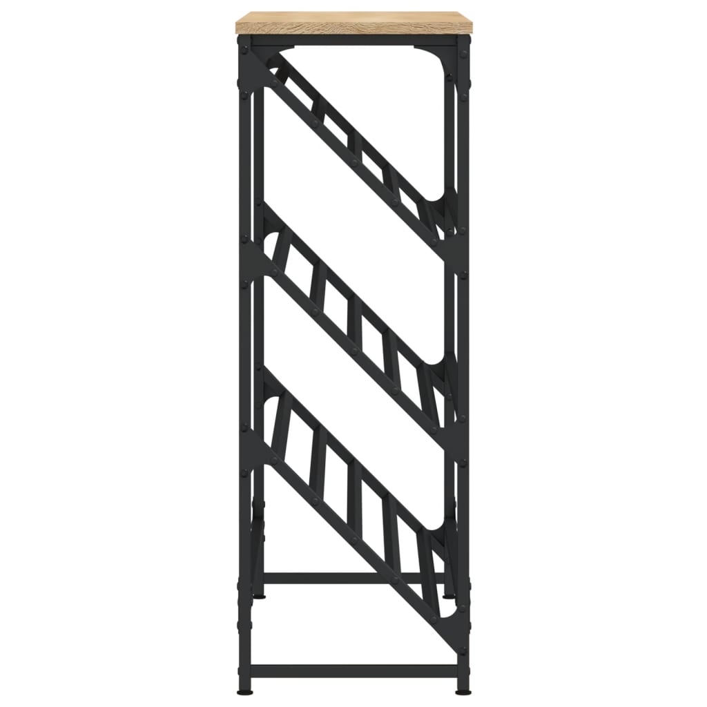 Shoe Rack Sonoma Oak 90x30x85 cm Engineered Wood