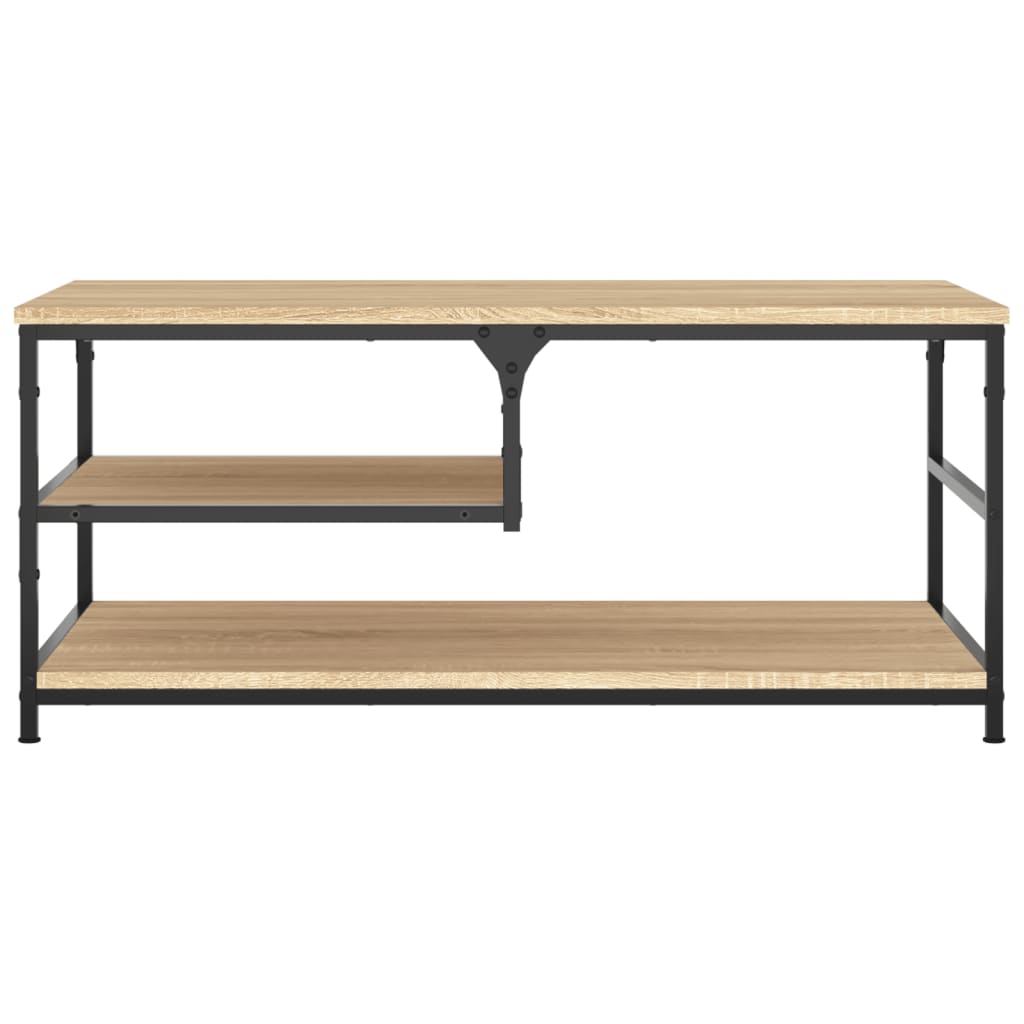 Coffee Table Sonoma Oak 90x49x40 cm Engineered Wood