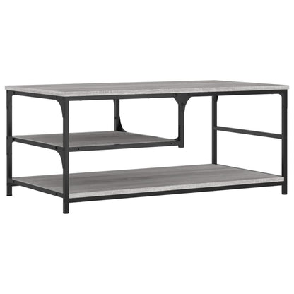 Coffee Table Grey Sonoma 90x49x40 cm Engineered Wood