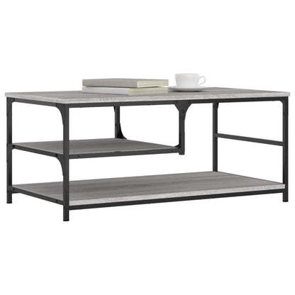 Coffee Table Grey Sonoma 90x49x40 cm Engineered Wood