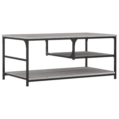 Coffee Table Grey Sonoma 90x49x40 cm Engineered Wood
