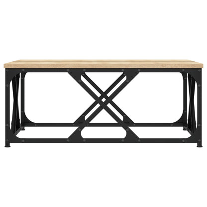 Coffee Table Sonoma Oak 70x70x30 cm Engineered Wood