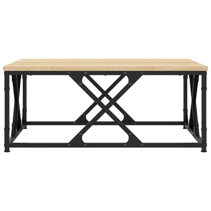 Coffee Table Sonoma Oak 70x70x30 cm Engineered Wood