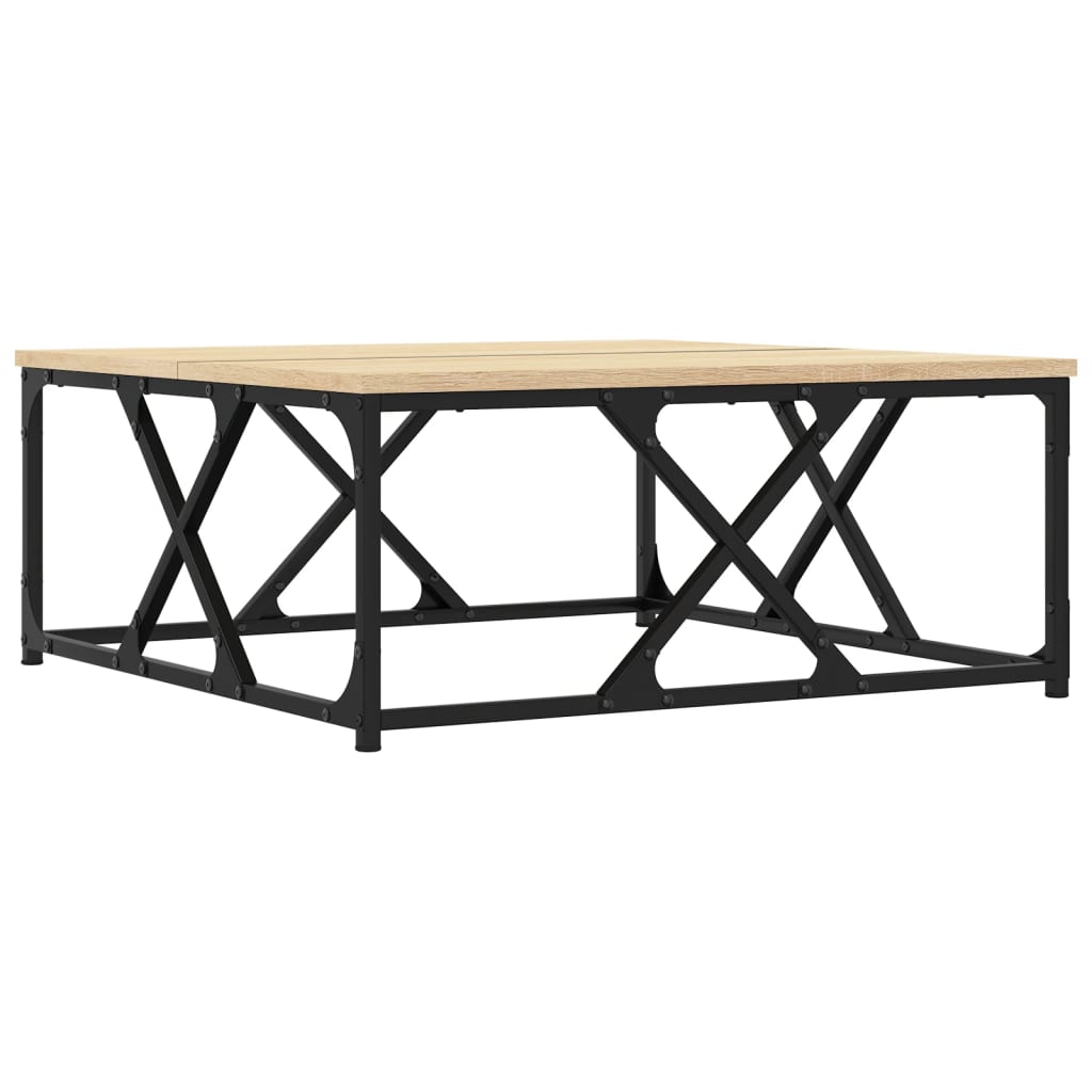 Coffee Table Sonoma Oak 70x70x30 cm Engineered Wood