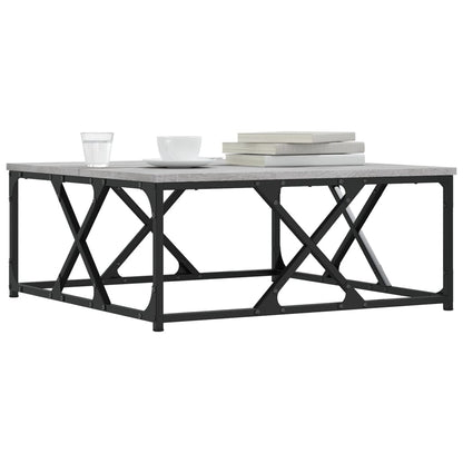 Coffee Table Grey Sonoma 70x70x30 cm Engineered Wood