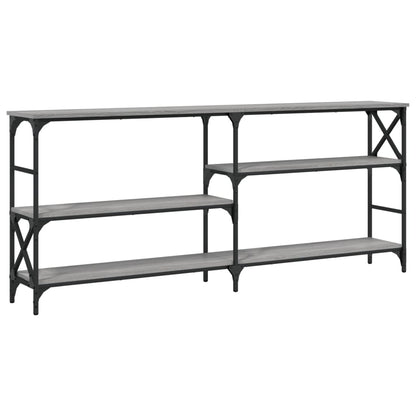 Console Table Grey Sonoma 180x29x76.5 cm Engineered Wood