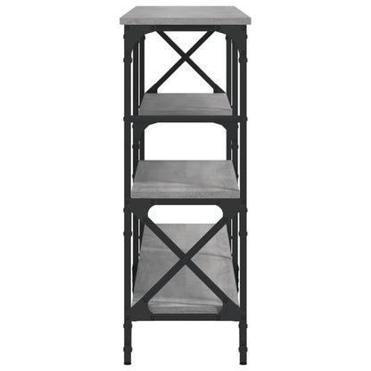 Console Table Grey Sonoma 180x29x76.5 cm Engineered Wood