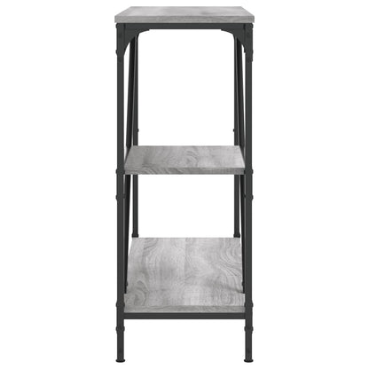 Console Table Grey Sonoma 88.5x30x75 cm Engineered Wood