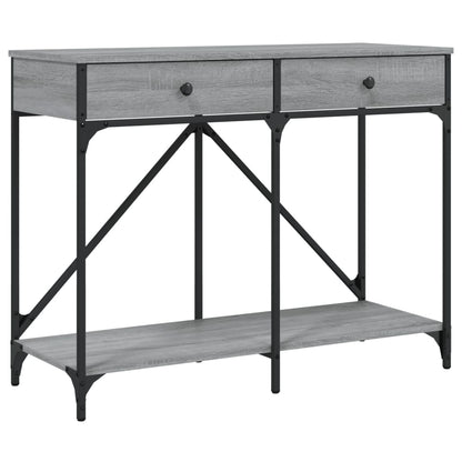 Console Table Grey Sonoma 100x39x78.5 cm Engineered Wood