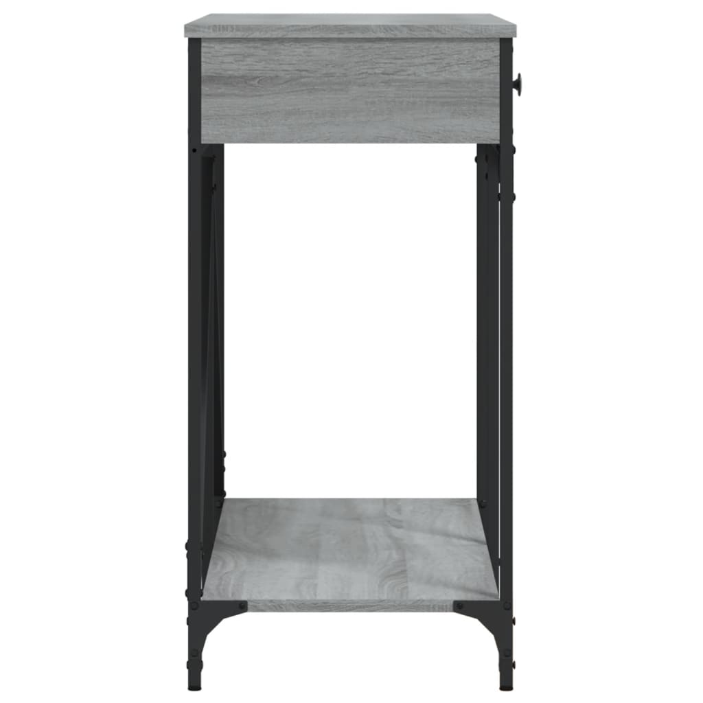 Console Table Grey Sonoma 100x39x78.5 cm Engineered Wood