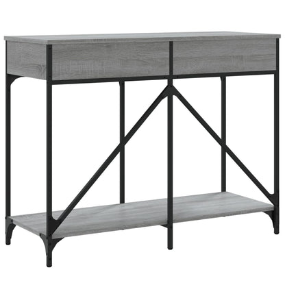 Console Table Grey Sonoma 100x39x78.5 cm Engineered Wood