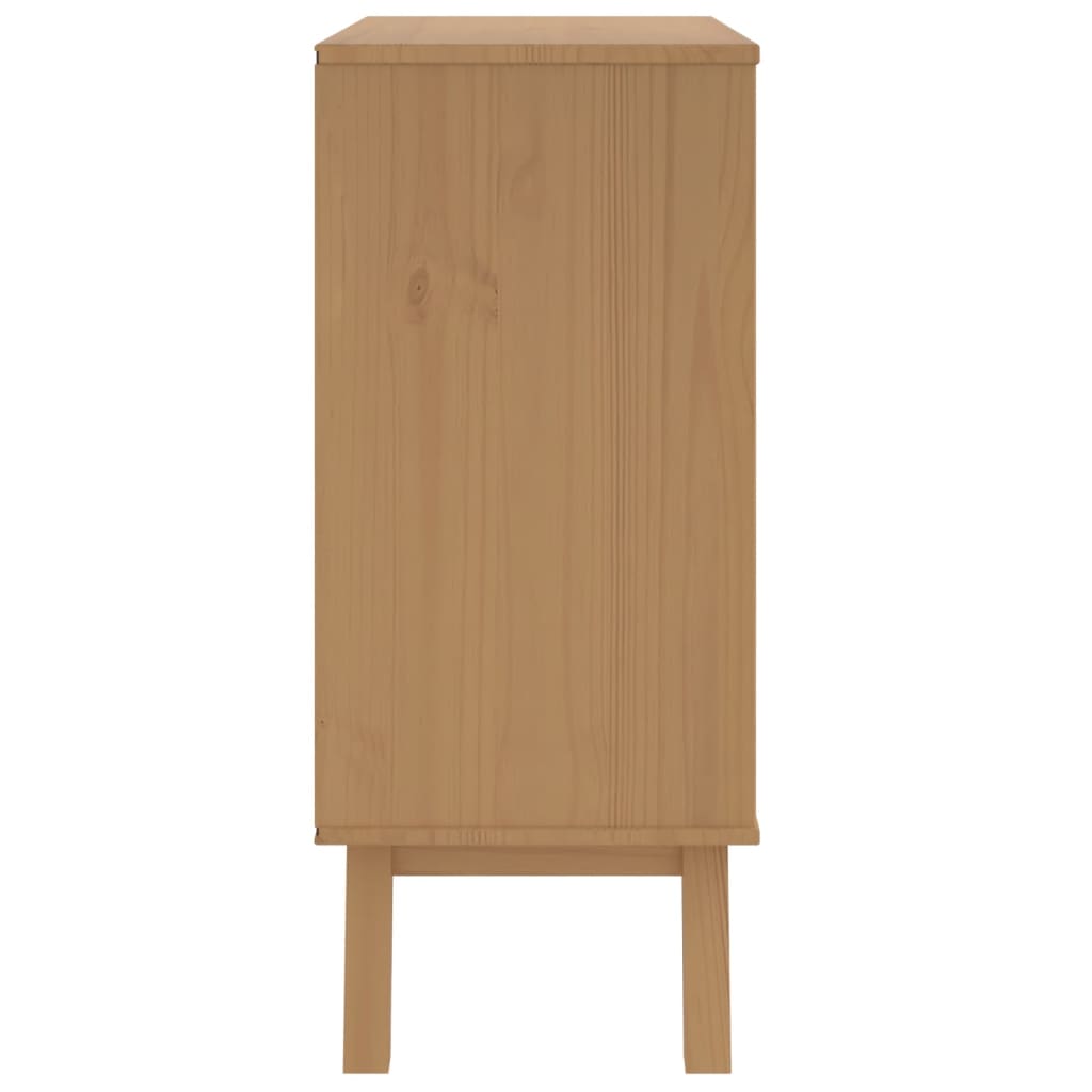 Drawer Cabinet OLDEN Brown Solid Wood Pine