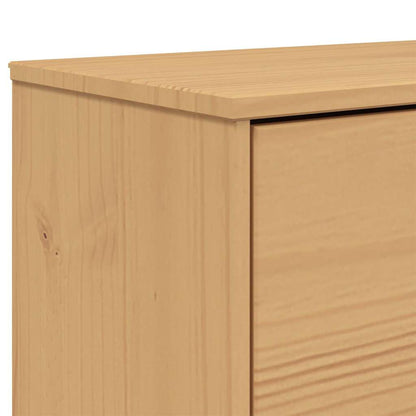 Shoe Cabinet OLDEN Brown 55x35x120cm Solid Wood Pine
