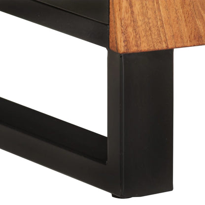 2 Piece Bathroom Furniture Set Solid Wood Acacia