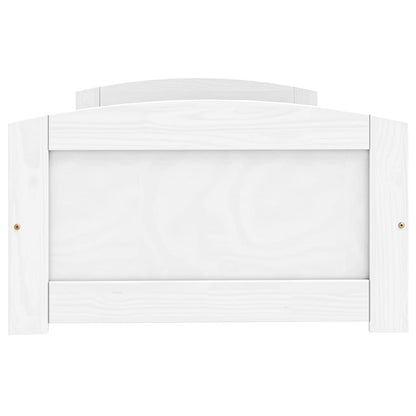 Day Bed with 2 Drawers without Mattress "IRUN" White 90x200 cm