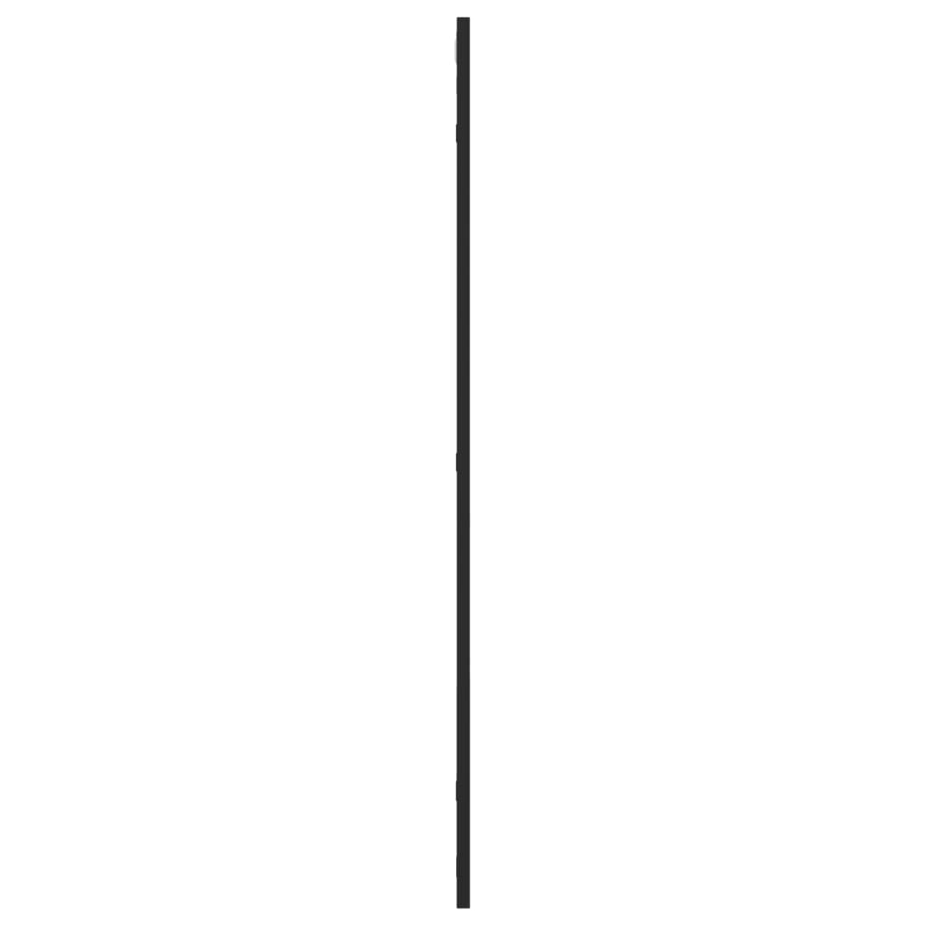 Wall Mirror Black 60x100 cm Rectangle Iron