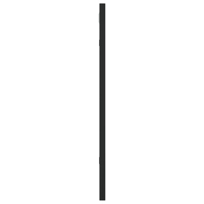 Wall Mirror Black 40x50 cm Rectangle Iron