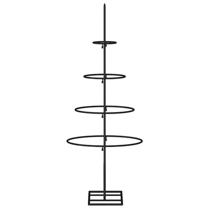 Metal Christmas Tree for Decoration Black 60 cm