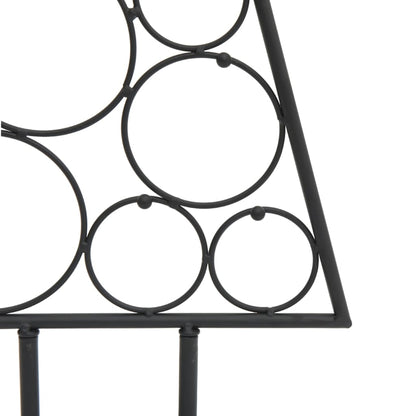 Metal Christmas Tree for Decoration Black 90 cm