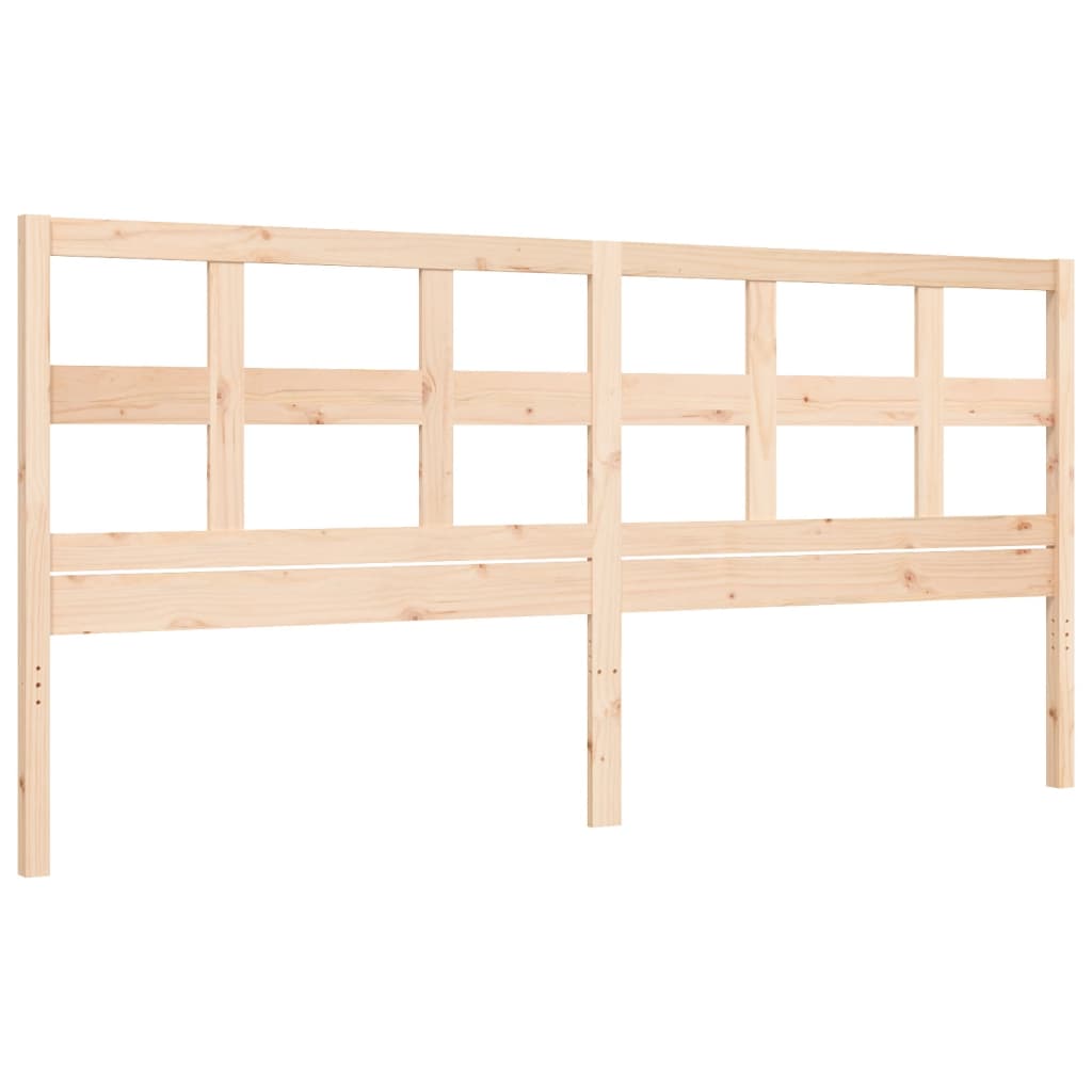 Bed Frame without Mattress 200x200 cm Solid Wood
