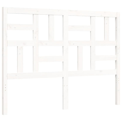Bed Frame without Mattress White 120x200 cm Solid Wood