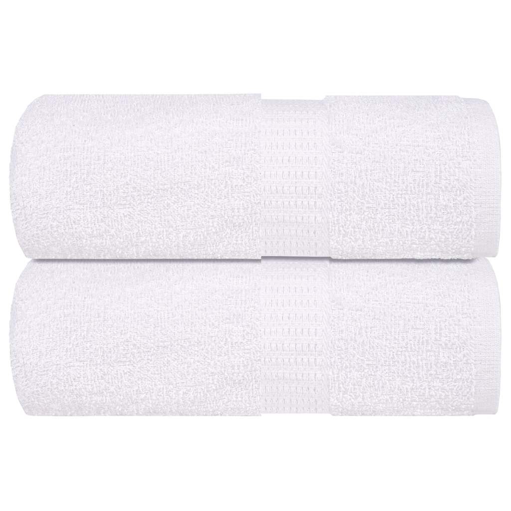 Wash Towels 2 pcs FROGN White 30x30 cm 100% Cotton