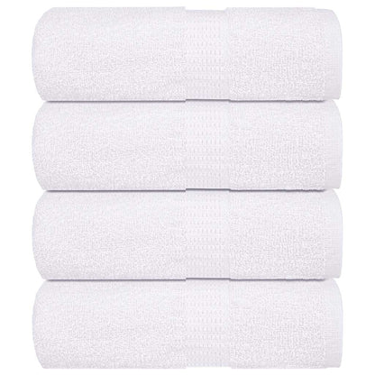 Wash Towels 4 pcs FROGN White 30x30 cm 100% Cotton