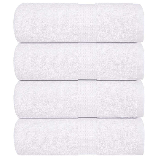 Wash Towels 4 pcs FROGN White 30x30 cm 100% Cotton