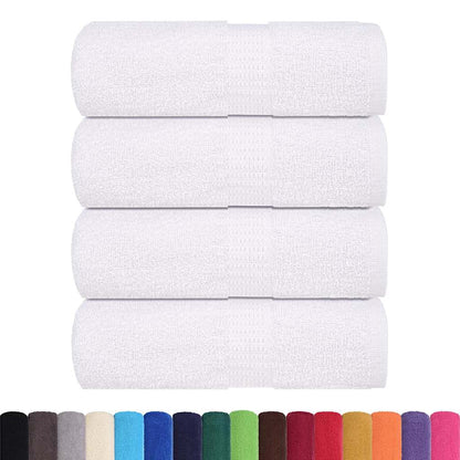 Wash Towels 4 pcs FROGN White 30x30 cm 100% Cotton